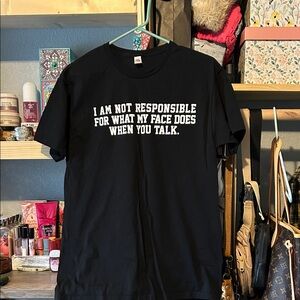 Fruit of the Loom Black Statement Tee